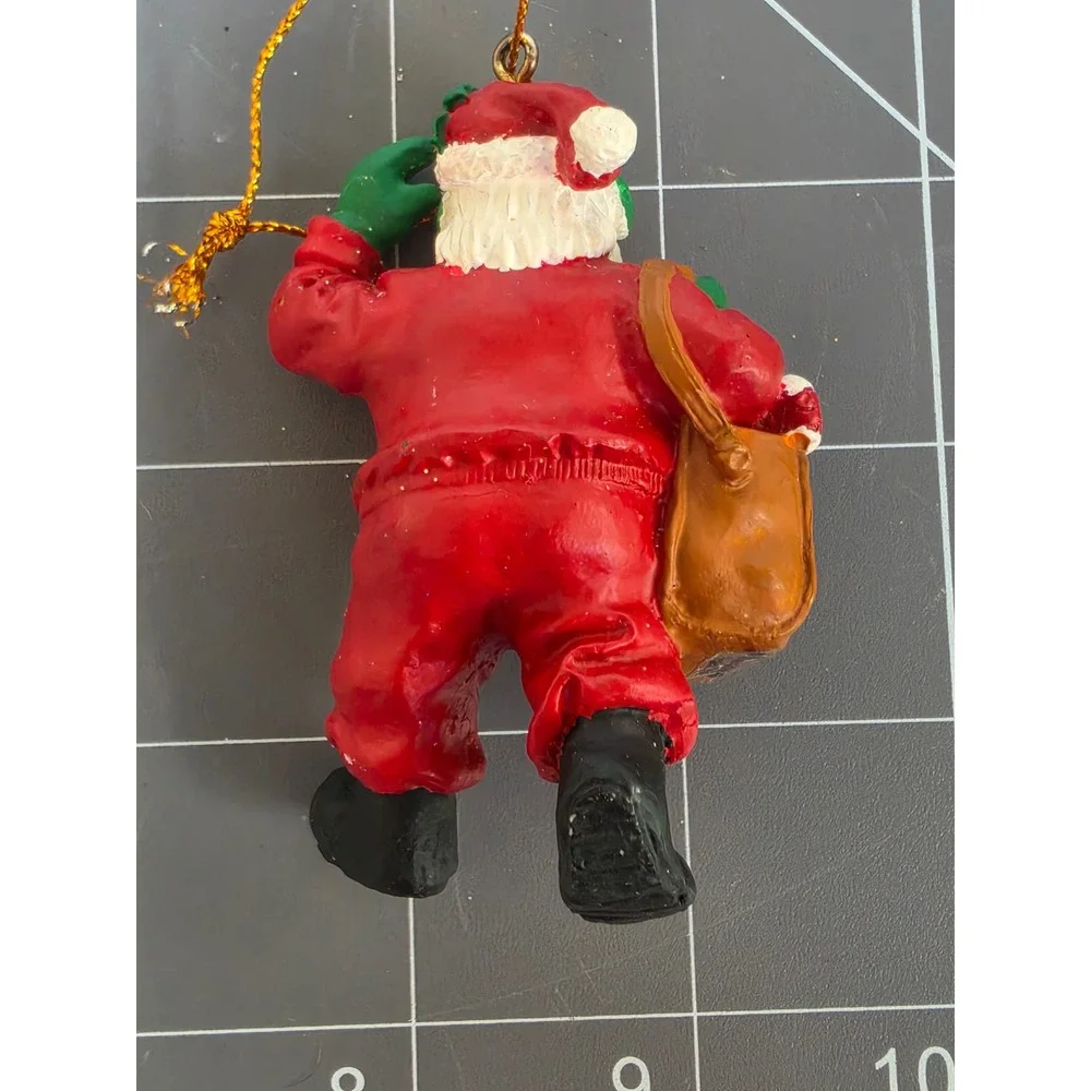 Vintage 1996 Armgardt Design Santa Claus Special Delivery Christmas Ornament